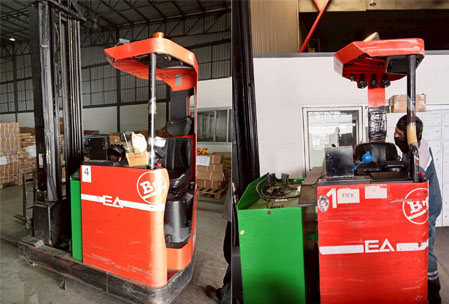 แบตเตอรี่ลิเธียม FADINIUM ใส่รถโฟล์คลิฟท์ BT บริษัทตรีเทรด