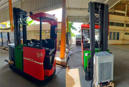แบตเตอรี่ลิเธียม FADINIUM ใส่รถโฟล์คลิฟท์ BT บริษัทสหพัฒน์