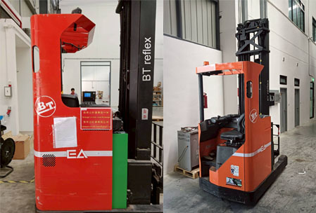 แบตเตอรี่ลิเธียม FADINIUM ใส่รถโฟล์คลิฟท์ BT บริษัทเลซัส